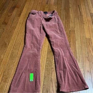Lucky Women's Corduroy Flare Pants - Terracotta